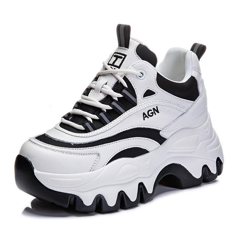 Dad Shoes, Women's Casual Shoes, Versatile Thick-soled Sports Single Shoes, High Heels