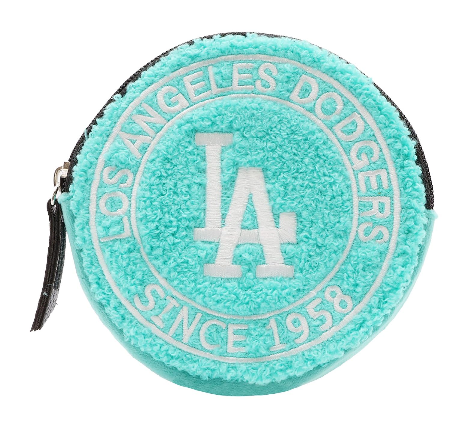 Косметичка с узором из круглых логотипов