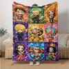 1pc One Piece Adventure Soft Throw Blanket Flannel All Season Light Weight Living Room/Bedroom Warm Blanket. M7270160