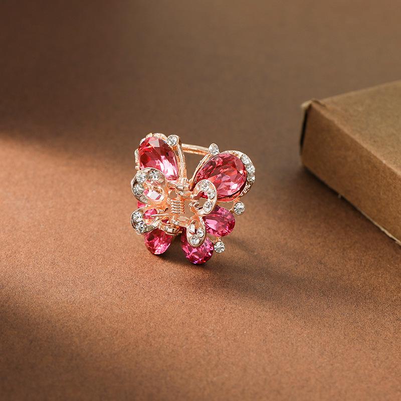 Mittelgroße Haarspange mit Strasssteinen im koreanischen Stil - Damen-Haarschmuck & Schmuck