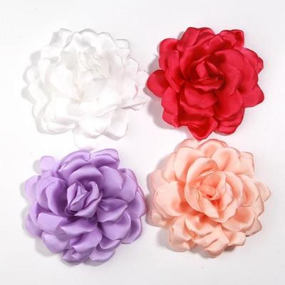 Handgefertigte Anstecknadel Zubehör Stoff Künstliche Blumen DIY Brustblume Corsage für Damen Mädchen