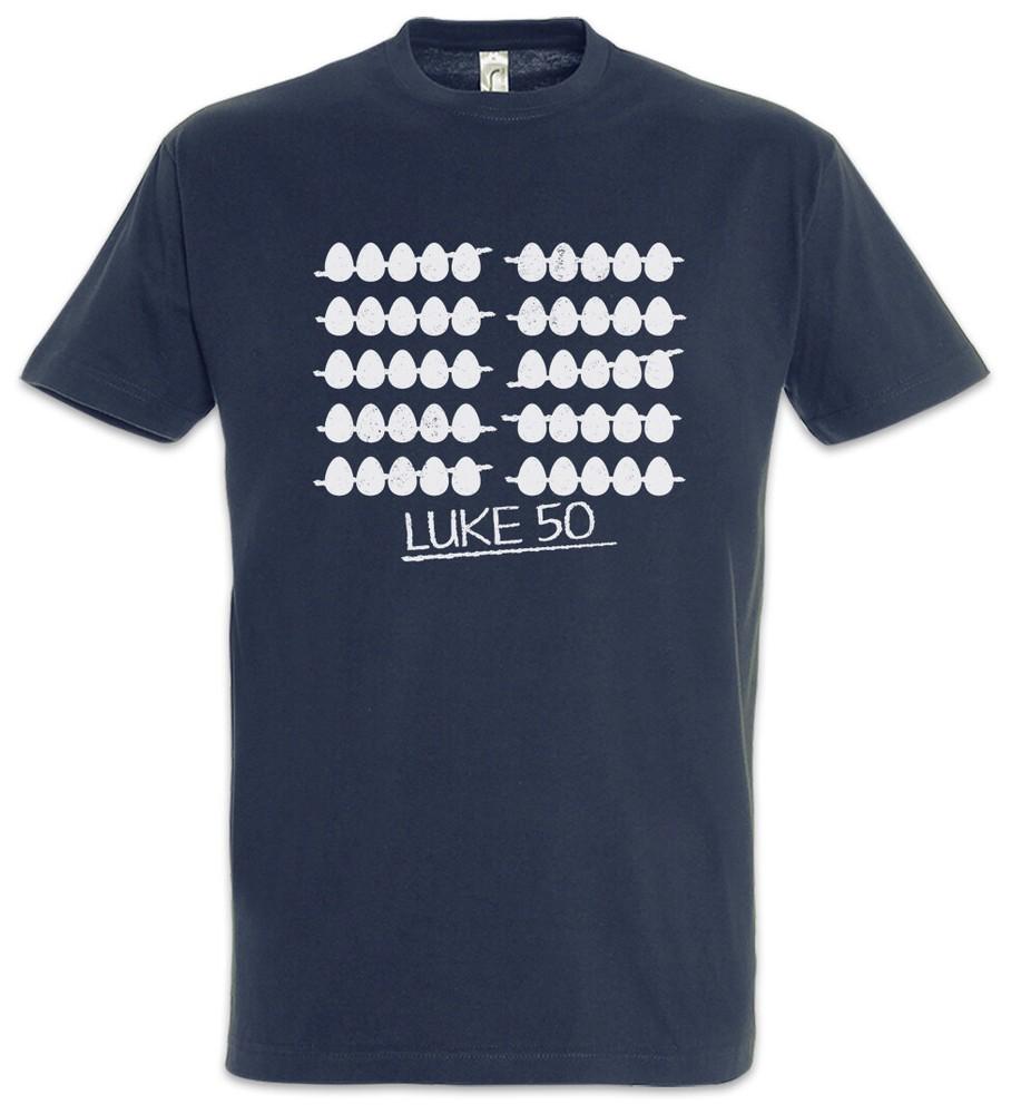 

Luke Egg Eating T-Shirt Luke Jackson Dragline Cool Lucille Hand Luke Eggs Fun 3XL