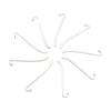 Beadthoven Set of 10 Length 8.7cm Silver Bookmark Alloy Bookmark Bookmark Hairpin Antique Miscellaneous Metal Bookmark Stylish Notebook Book Cover