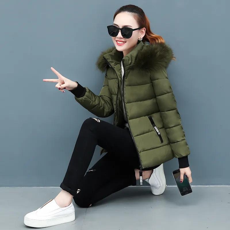 Women's Winter Parka Coat Loose Lady Cotton Padded Outerwear Temperament Casual Ladies Down Cotton Jacket