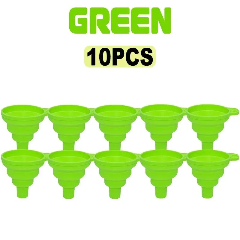 Foldable Silicone Funnel Collapsible Universal Funnels Beer Oil Liquid Hopper Kitchen Cooking Accessories Engine Tools Trechter