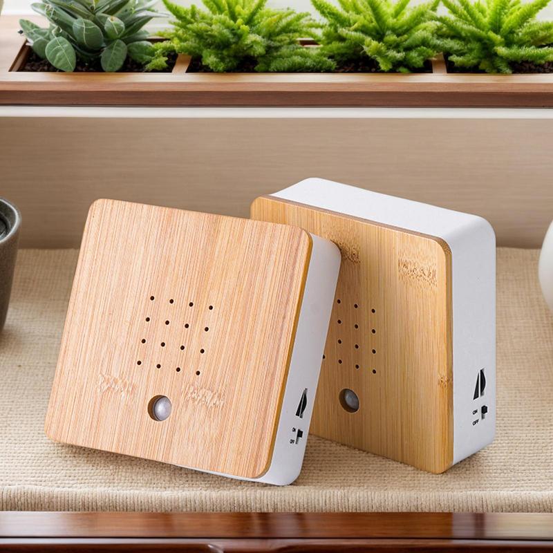 12x12x4cm Chirping Sound Box Clear Mini Smart Animal Noise Machine Simulation Automatic Singing Bird Box Bedroom Living Decor
