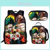 Set Zaino My Hero Academia Con Grande Capacità Per Uso Quotidiano E Materiale Scolastico