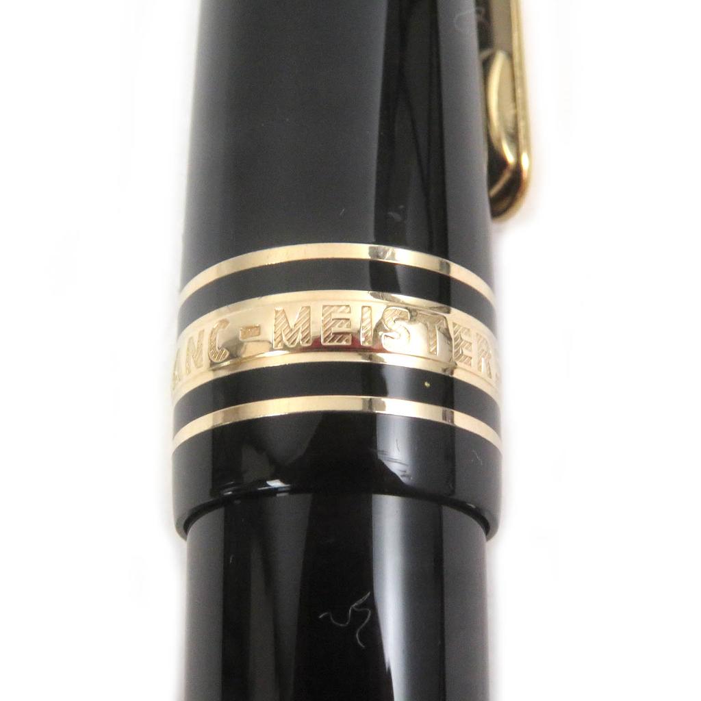 Great MONTBLANC fountain pen Meisterstck 145 Pix Classic Chopin Black gold 14K mens Used