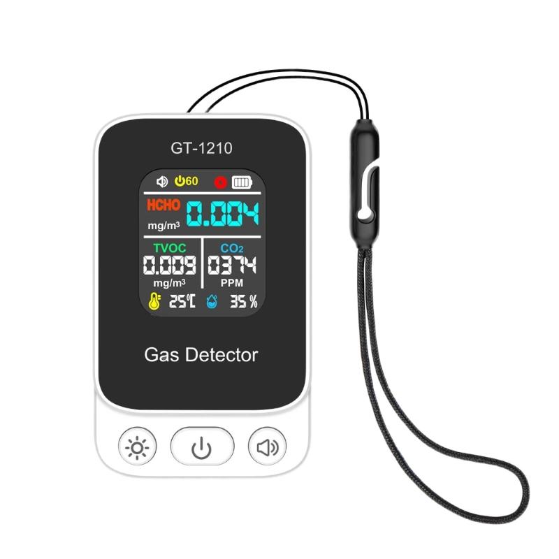 Professional Gas Detection Device For Households Visual LED Indicators Sound Alerts Wall Mount Design