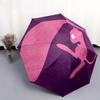 Mew Pokémon Pattern, Automatic Folding Umbrella, Portable and Foldable Design, 8 Ribs, a Christmas or Birthday Gift.