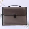 1PC twill portable accordion bag, 13 layers of large-capacity folders, easy to classify and store files.