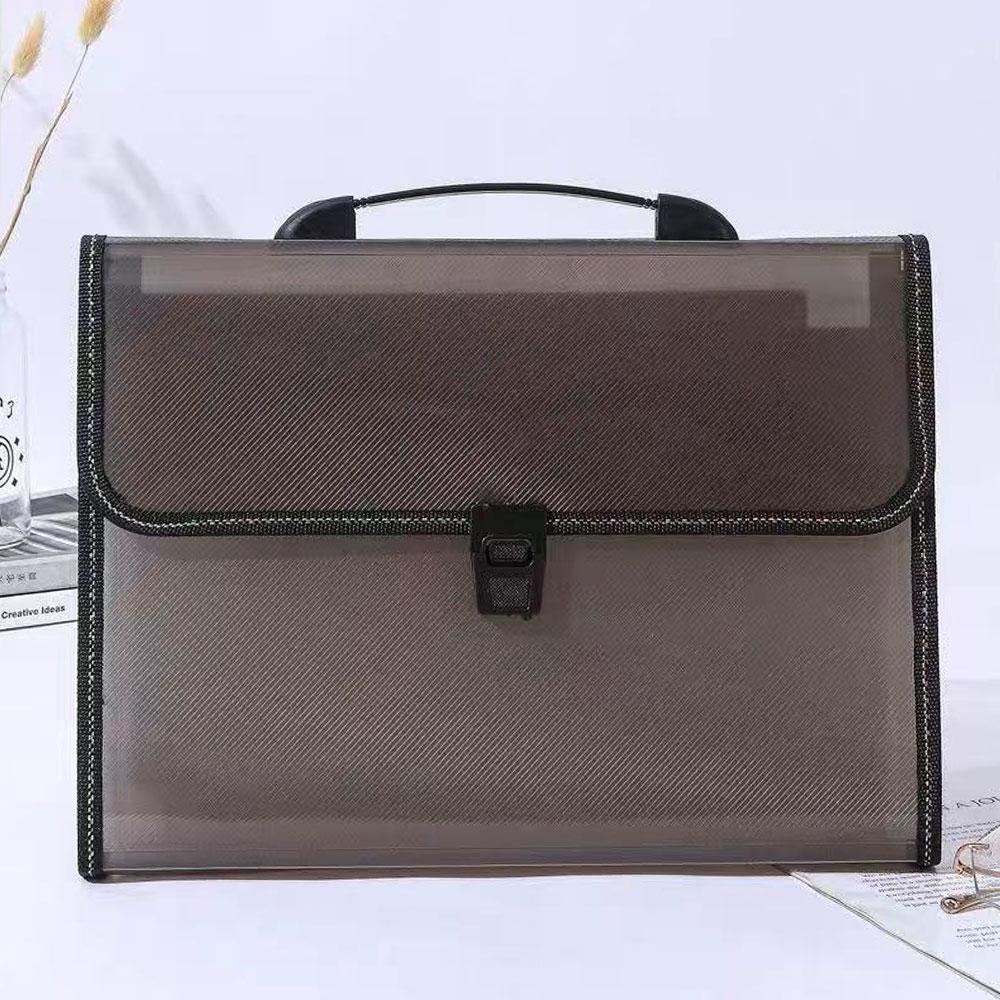1PC twill portable accordion bag, 13 layers of large-capacity folders, easy to classify and store files.