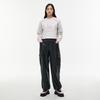Rap Cargo Pocket Elastic Waist Leather Pants Aq1Lp260