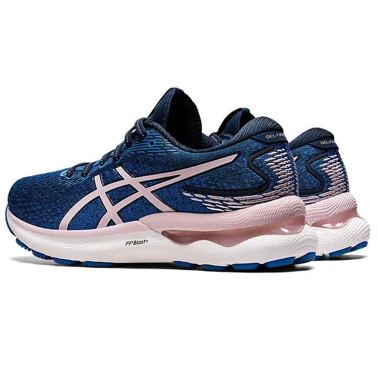 New Asics Gel Nimbus 24 'French Blue Barely Rose' Women's 1012B201-400