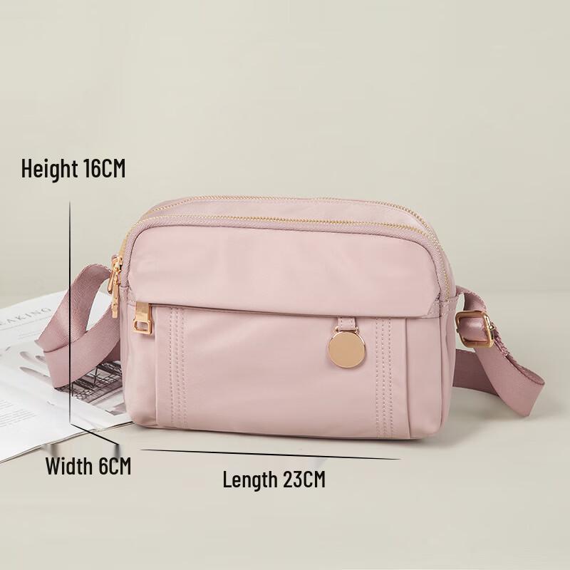 Li Shen Lightweight Water-Resistant Nylon Shoulder Bag
