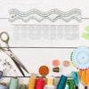 Quilting Templates Double Side Wavy Quilting Rulers For Sewing and Patchwork 55KF