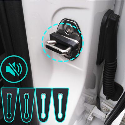 Automobilio garso slopintuvas VW Golf Polo T5 Bora Caddy Jetta Multivan Passat Scirocco Tiguan Touran durų spynos buferio slopinimas