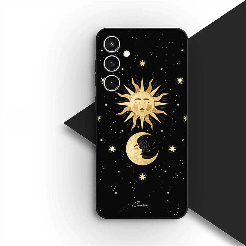 Cover for Xiaomi Redmi Note 12 11 10 A3 Pro 10A 10C 12C Note12 5G 4G Casing Phone Case Astronaut Stars Universe Sun Moon Face