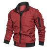 Men's Cotton Jacket European and American Jacket Simple and Fashionable Men's Cotton Clothes