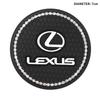 1/2pcs Non-slip Car Diamond Water Cup Pad Rhinestone Silicon Mat For Lexus F-SPORT ES RX NX LS UX LM LX GX LC RZ IS CT GS RC HS