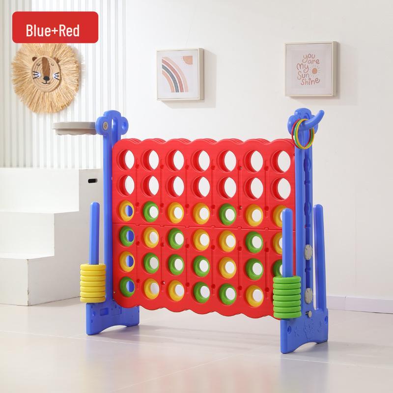 Adjustable 3D Five-in-a-Row Game for Kids - Educational Fun for Indoor & Outdoor Play