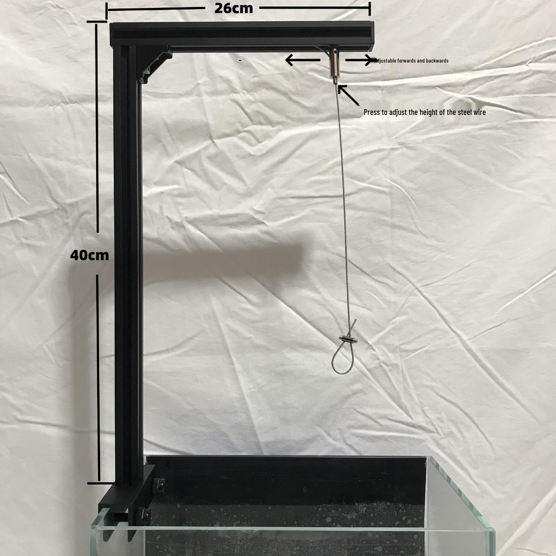 L-образный алюминиевый кронштейн-подставка для аквариумного светильника