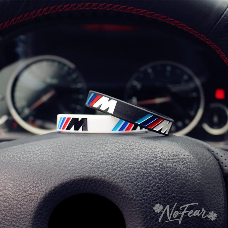 stickers Decal Bracelet Sport Men Women Rubber Hand Chains For BMW M E46 E90 E60 F30 F10 E39 E36 F20 G30 G20 E87 E92 E91 E30 cypd20