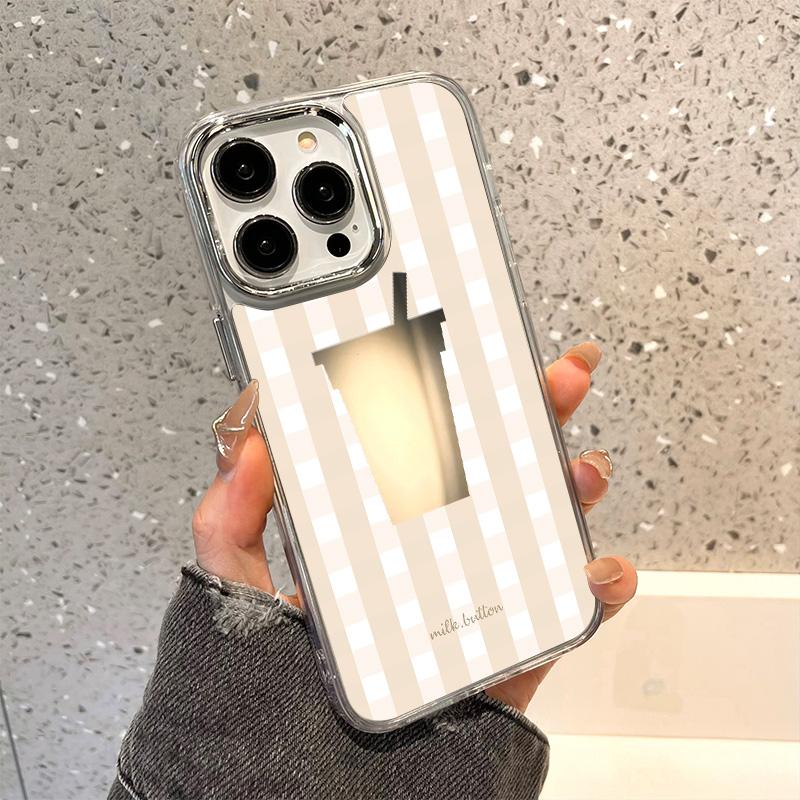 Pouzdra na mobilní telefon pro iPhone 11 13 XR 15 Pro Max 12 14 Pro Max Case iPhone 16 XS Max Mirror Ochranné pouzdro Mirror Exquisite Cartoon Waterproof