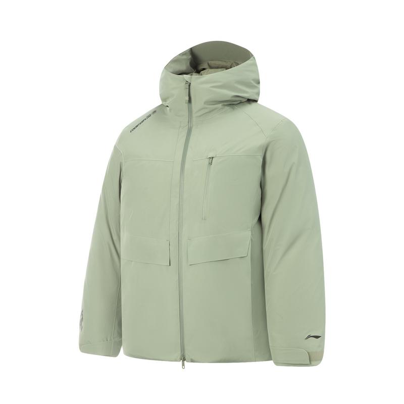 Li Ning Down Jacket Men s Grass Green AYMV159-2 3XL