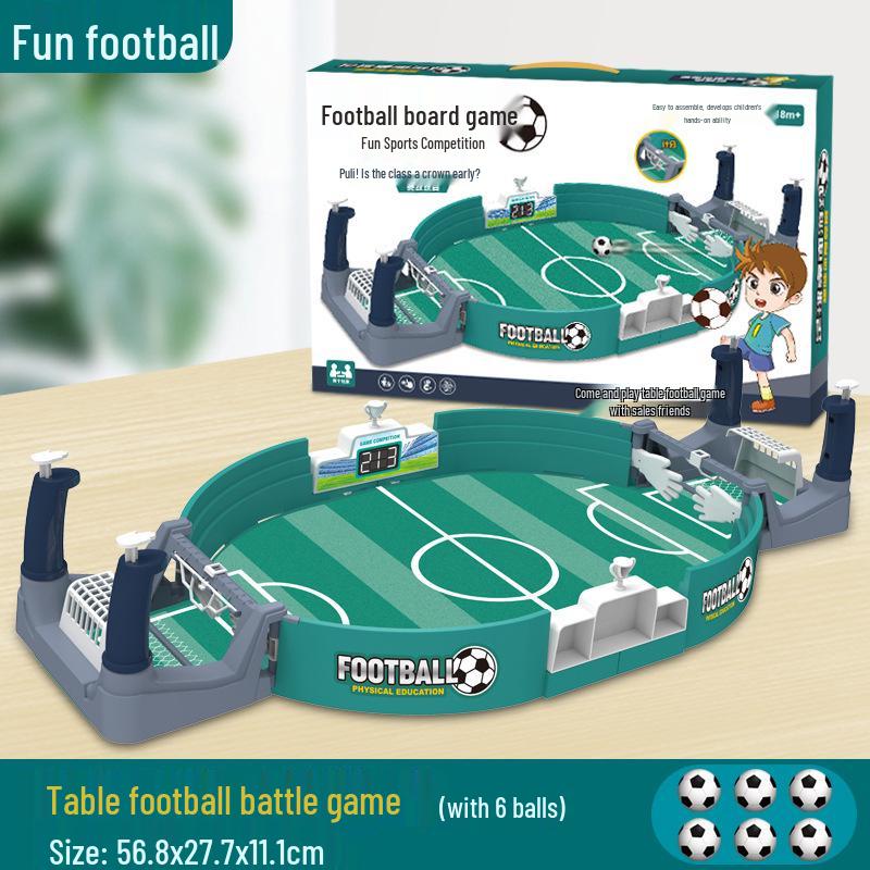 TEMU Interaktives Tischfußball-Desktopspiel für zwei Spieler für Kinder