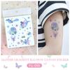 Rikalong Waterproof Cartoon Butterfly & Mermaid Glitter Tattoo Stickers for Face