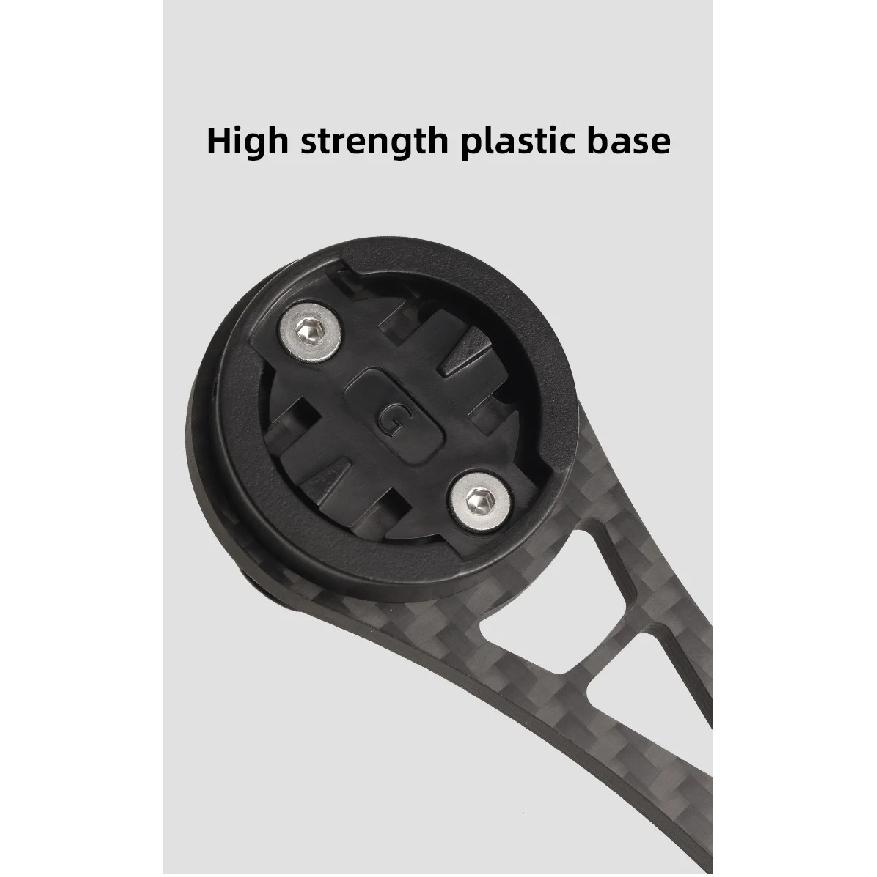 Carbon Fiber Computer Mount Holder Bicycle Bracket Stopwatch Speedometer Road Bike Compatible For Garmin Bryton