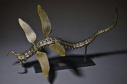 Takeya Style Jizai Okimono Snake Cricket, Rust-Tone Iron, Approx. 405mm, PVC & ABS, Painted Movable Figure, KT-011