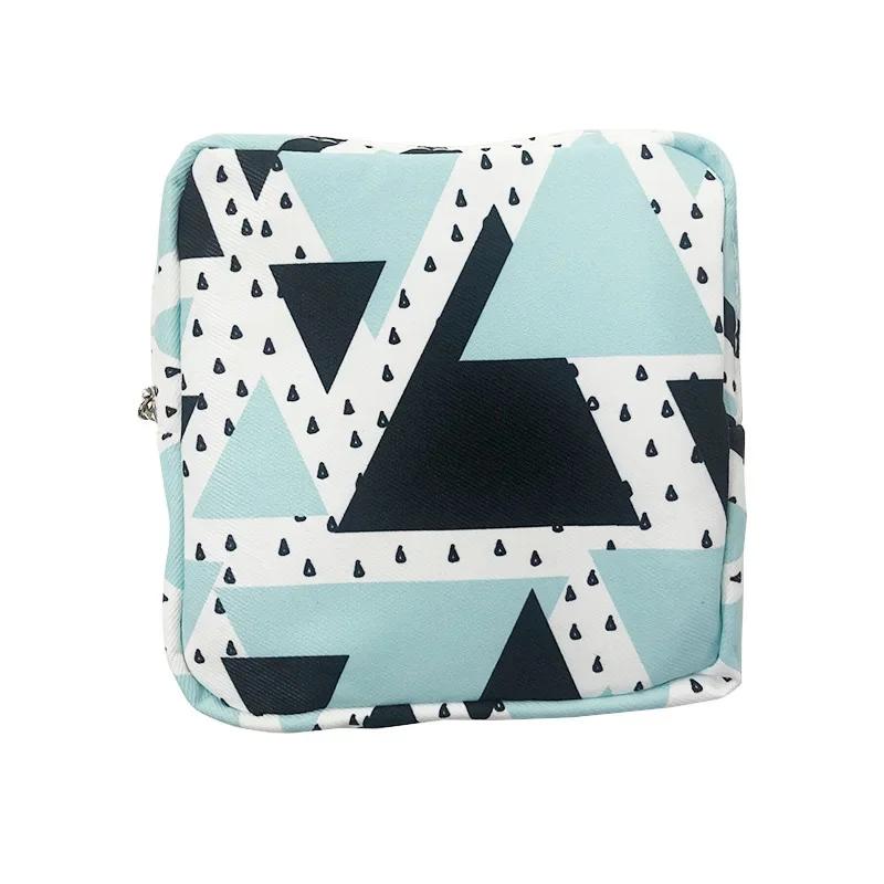 Women Zipper Small Cosmetic Bag Girls Mini Sanitary Napkins Makeup Lipstick Bags Travel Earphone Coin Organizer Purse Pouch Bags