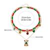 Festive Holiday Necklace Featuring Christmas Tree Charm And Jingle Bells Design Trendy Color Clavicle Chain Jewelry