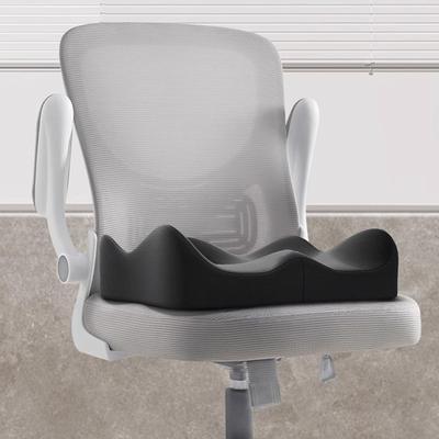 Ergonomic Office Seat Cushion with Ventilated Hollow Core Design for Back Pain Relief and Pressure Distribution