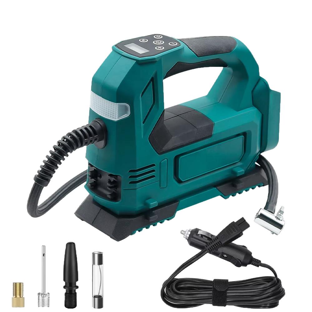 Cordless Tire Inflator For Makita 18V Lithium Battery BL1815 BL1830 BL1840 BL1850 Wireless Air Pump Power Tool Battery