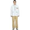 Evisu Letter Pattern Logo Print Single-Breasted Long Sleeve Shirt Unisex shirts 2ESHTM3SJ718XXDN