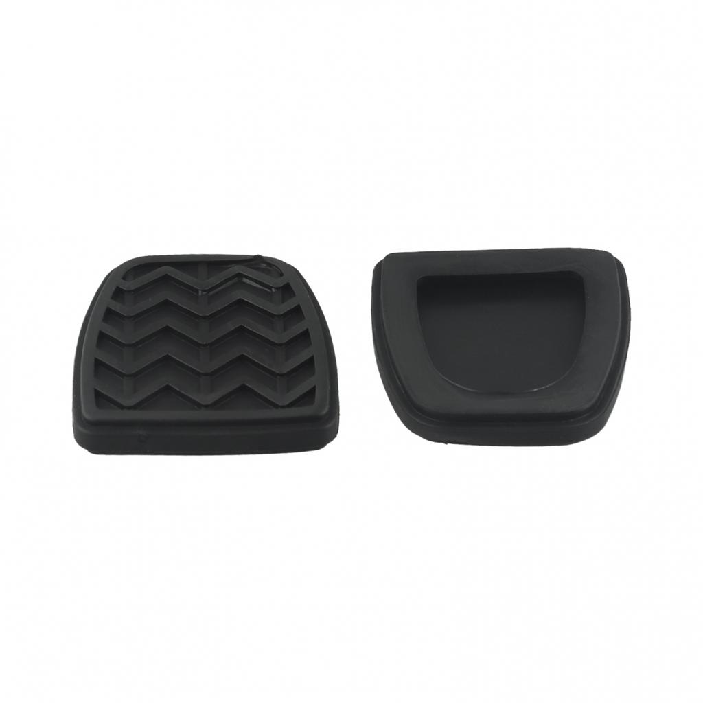 High Strength Rubber Cover for Yaris XP10 Brake Clutch Pedal Foot Pad (2Pcs)