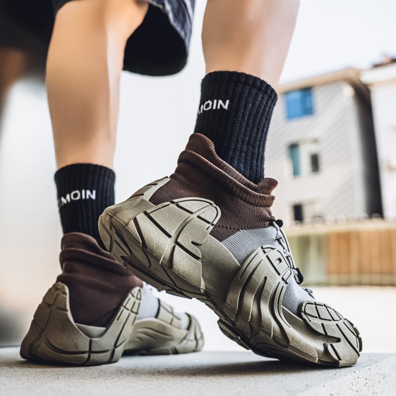 2026 New Trendy Fashion Daily Leisure Breathable Versatile Thick Soled Comfortable Legged Casual Sports Men's Shoes