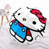 1PC Hello Kitty Automatic Open/Close, 8-Rib Durable Frame Compact Travel Umbrella for Men & Women S1222011