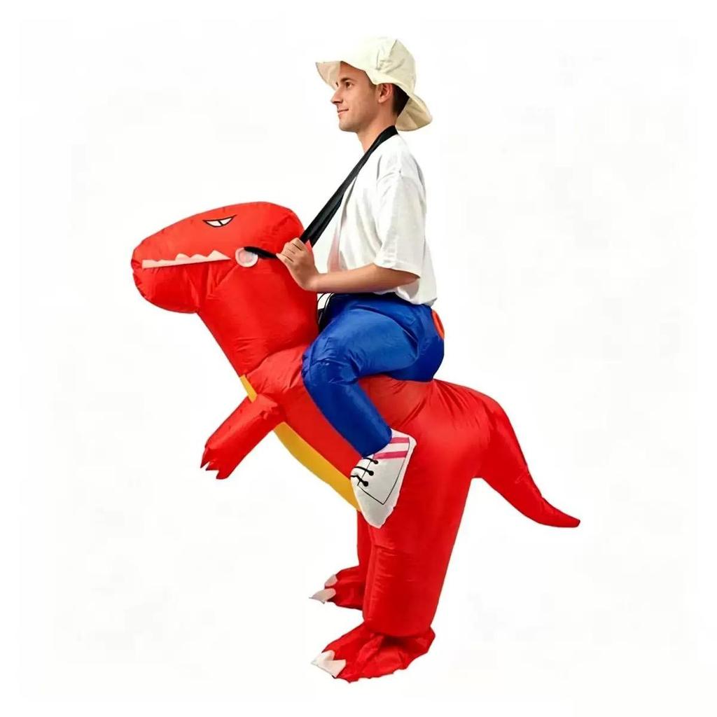 Inflatable Dinosaur Costume For Kids, Riding Dinosaur Dress-Up Costum,Suitable for Halloween Parties, Birthday Celebrations, School Events