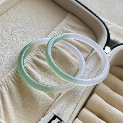1 Pc Natural Jade Bangle Moda Charme Jade Bangle Presente Feminino