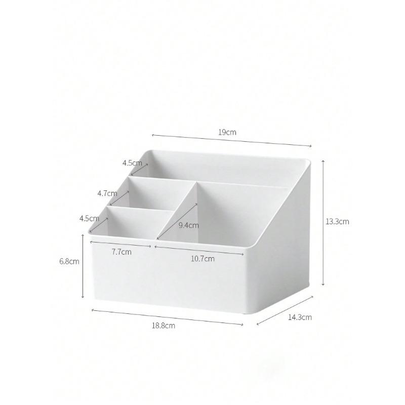 Living Room Desktop Storage Box Plastic Office Cosmetics Finishing Box Remote Multi-function Finishing Storage Box Bat