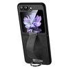 SULADA Fashion Series for Samsung Galaxy Z Flip5 5G Phone Case PU Leather+PC Wristband Kickstand Protective Cover
