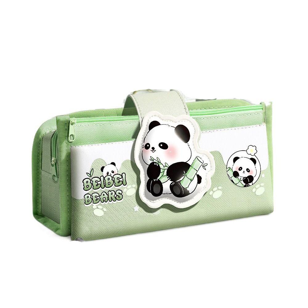 

Large Capacity Panda Pen Bag 5-layer Stationery Storage Bag Capybara Pencil Case School Students Panda