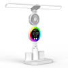 UOSU LED-Augenschutz-Schreibtischlampe mit Uhr & Ventilator