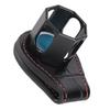 Magnetic Pool Cue Chalk Holder Billiard Chalk Holder Aluminum Alloy and Leather Snooker Tool Accessory Octagonal for Pool Game