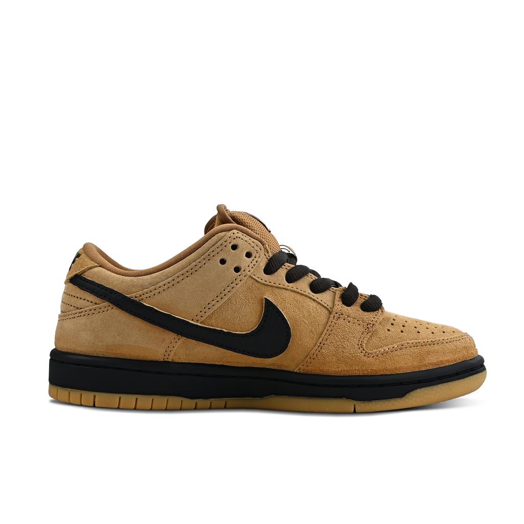 Nike Zapatillas de Skate Dunk SB Resistentes a la Abrasión de Caña Baja Unisex Marrón Negro BQ6817-204(Equipo1149-)