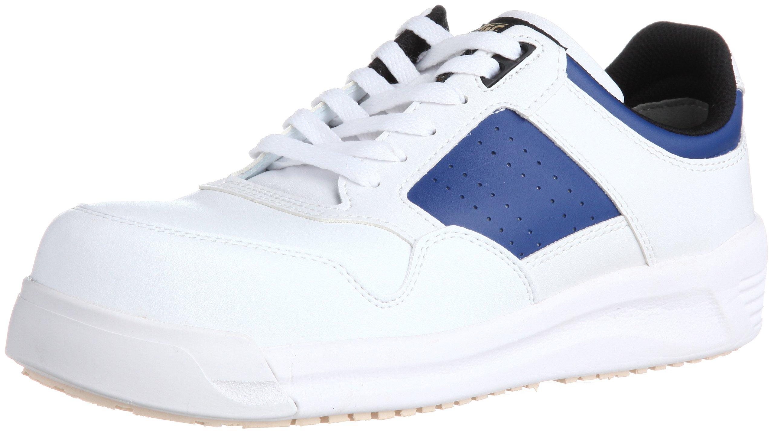 

Safety work JSAA professional normal wide toe shock cm [Midori Anzen] shoes, certified, sneakers, work, box, anti-slip, lightweight, absorption, білий